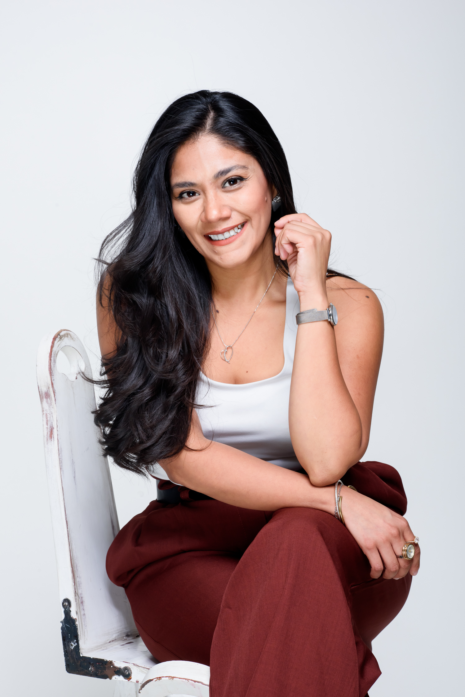 Daniela Valdivia sonriendo